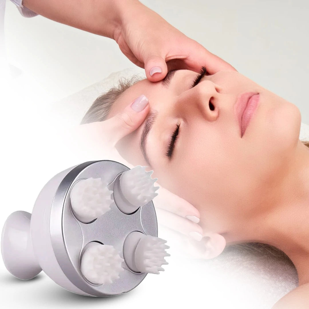 جهاز تدليك فروة الرأس الكهربائي مقاوم للماء ثلاثي الأبعاد