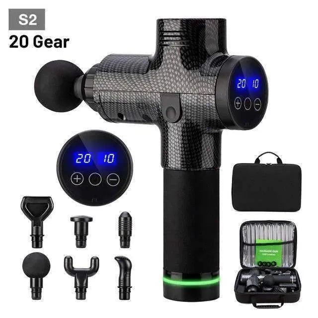 مسدس مساج MDHL متعدد الرؤوس + حقيبة