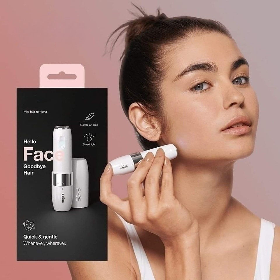 جهاز إزالة شعر الوجه مع المصباح الذكي